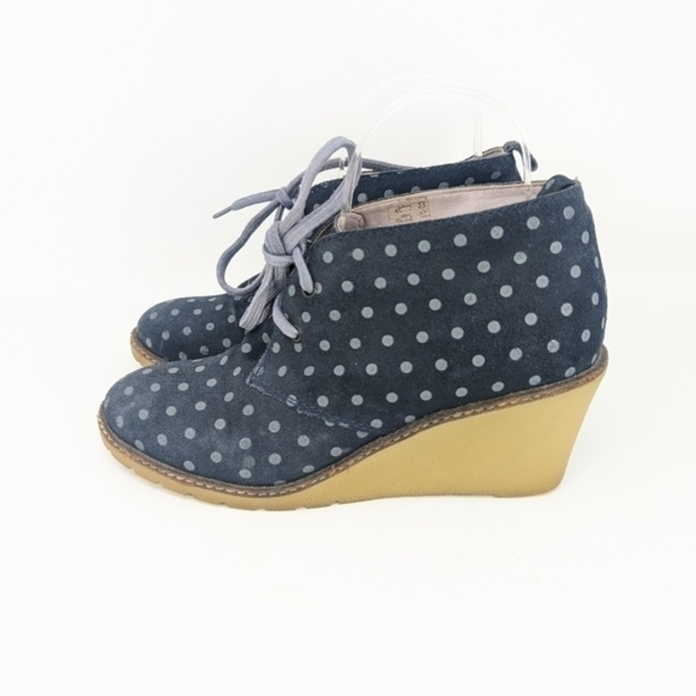 Boden polkadot suede  wedge‎  sneakersize 9.5/39 EU